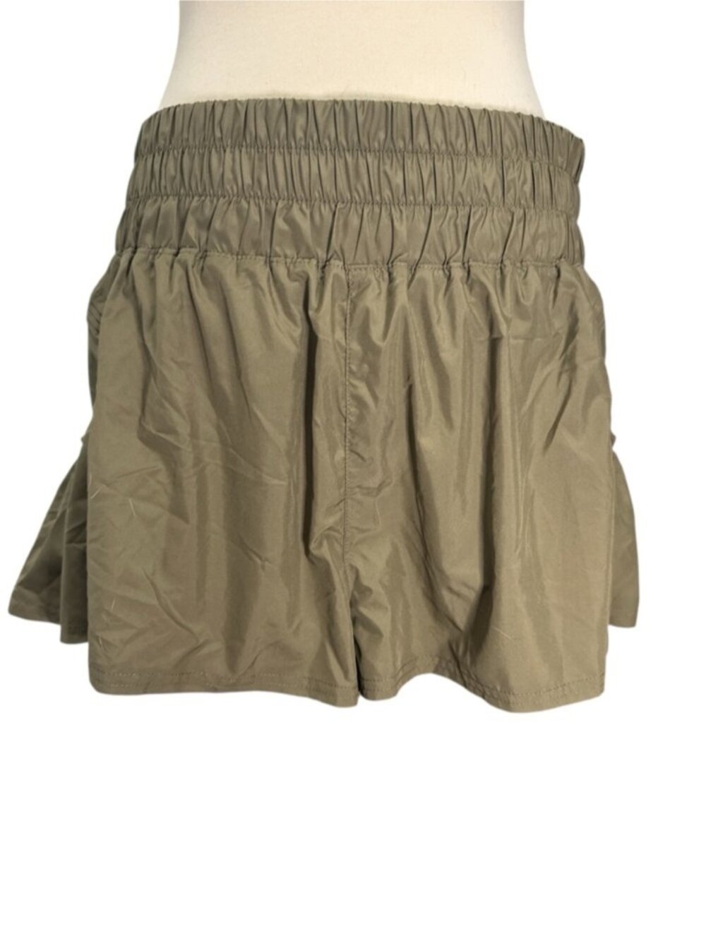 Elastic-Waist Athletic Shorts